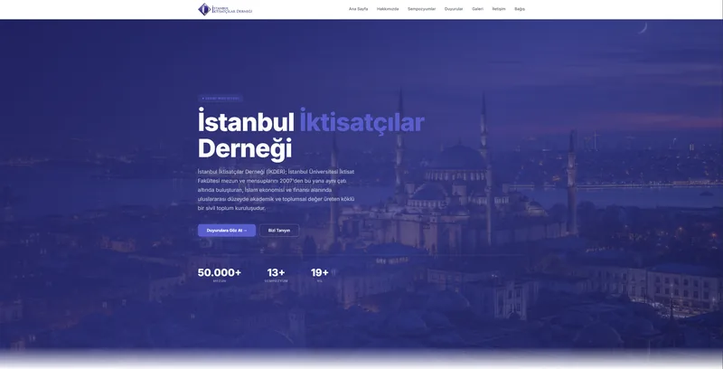 İKDER nonprofit homepage
